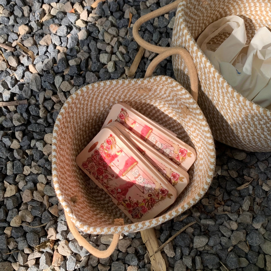🧸 Inwagui Cute Bear Woven Storage Basket