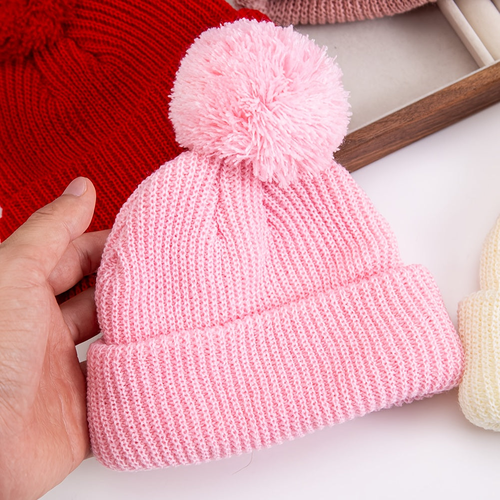 🎄 2pcs Christmas Baby Turban Hats & Crochet Socks Set